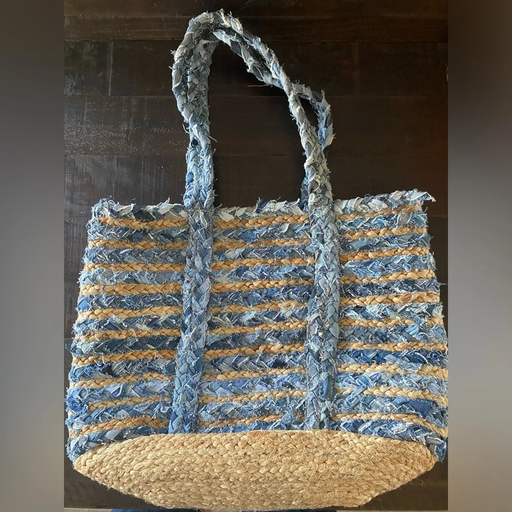 Olivia Miller Woven Tote Bag